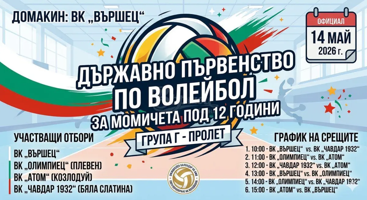 Първи стъпки към големия спорт: Вършец домакин на U12 държавно първенство